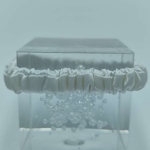Silk Scrunchie | Snow