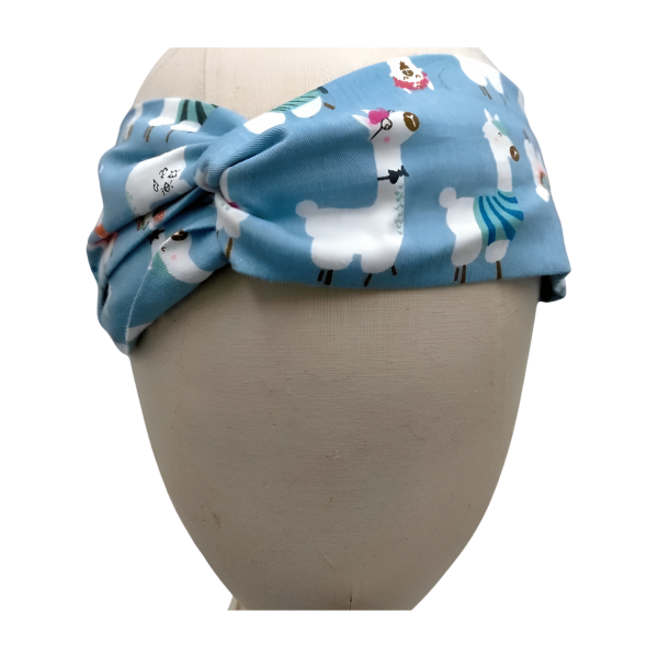 Alpaca Headwrap & Scrunchie Set - Image 3