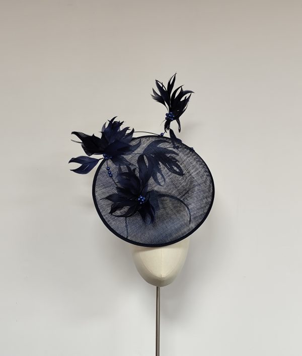 Asta - Navy Headpiece