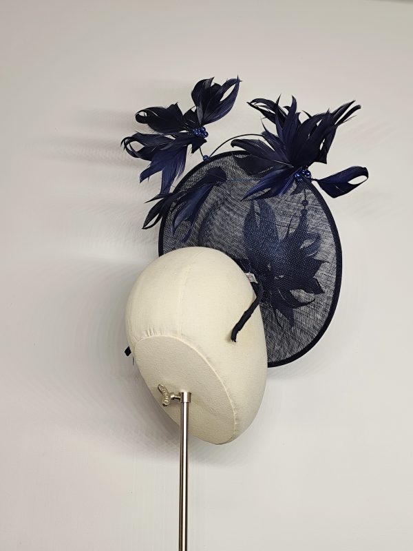 Asta - Navy Headpiece - Image 2