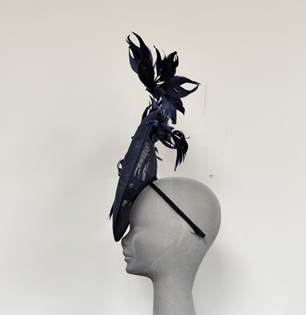 Asta - Navy Headpiece - Image 3