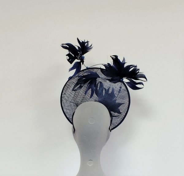 Asta - Navy Headpiece - Image 4
