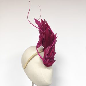 B in Burgundy, tone's of red violet