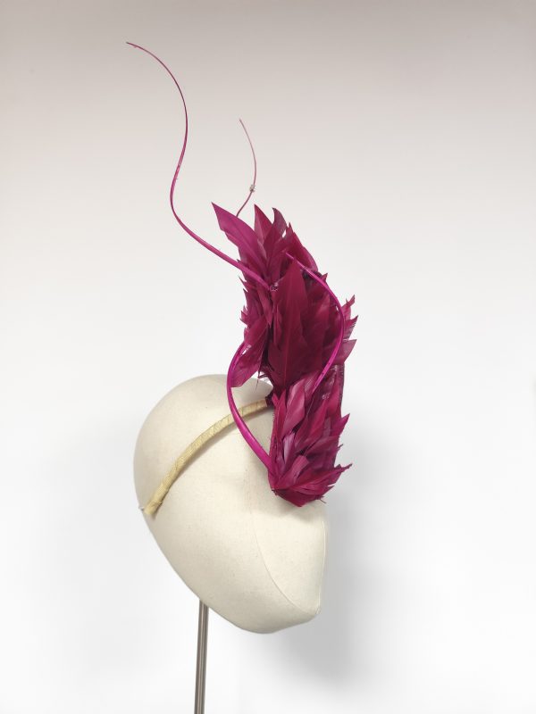 B in Burgundy, tone's of red violet