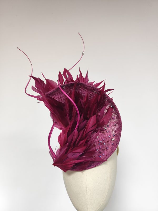 B in Burgundy, tone's of red violet - Image 2
