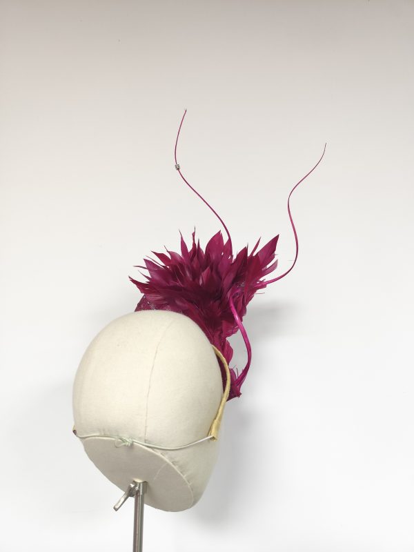 B in Burgundy, tone's of red violet - Image 4