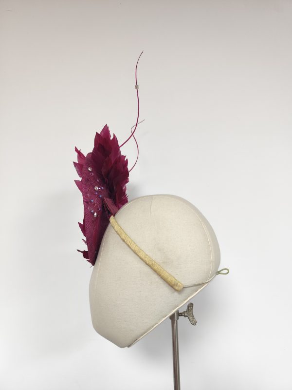 B in Burgundy, tone's of red violet - Image 5
