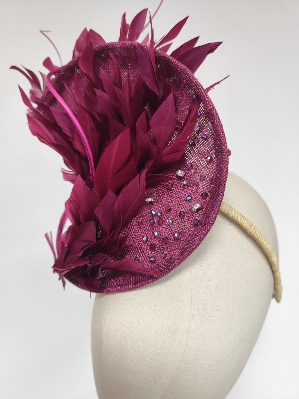 B in Burgundy, tone's of red violet - Image 6