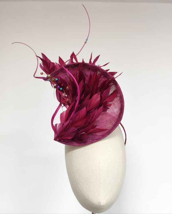 B in Burgundy, tone's of red violet - Image 7