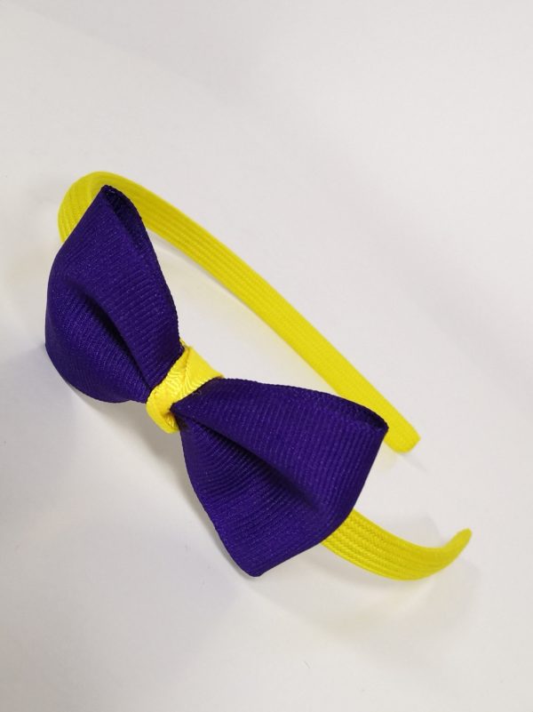 Big Navy Bow Headband