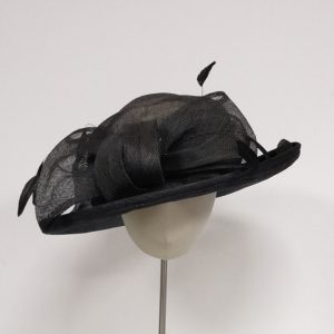 Black Balfour Bow Hat