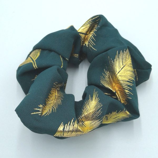 Blue Gold Feather
