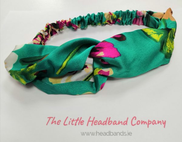 Boho Satin Twisted Headwrap