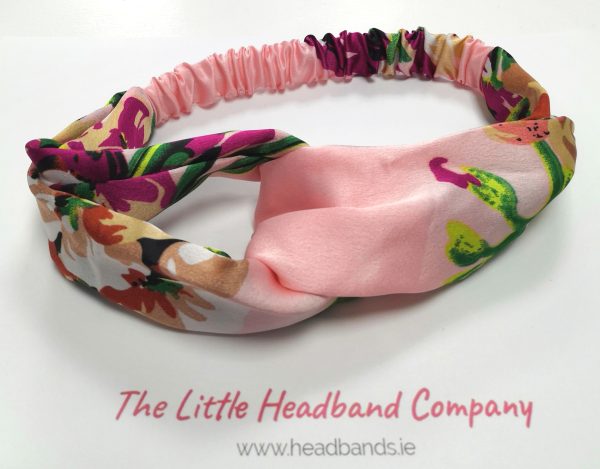 Boho Satin Twisted Headwrap