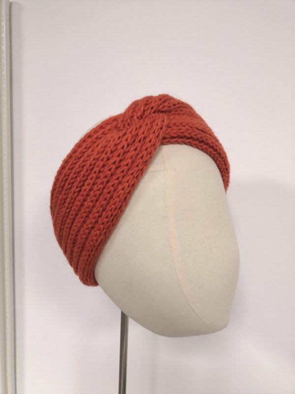 Burnt Orange Twisted Knot Headwrap
