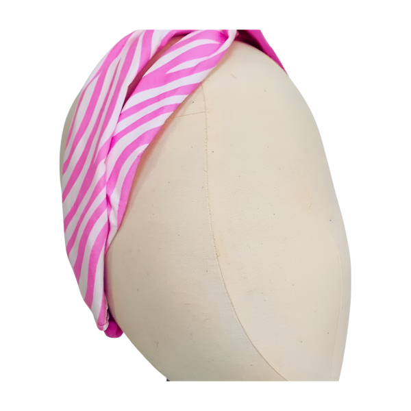 Candy Stripe Cotton Twisted Knot Headwrap