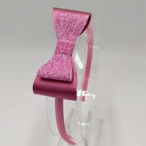 Cleo Sparkling Double Bow Headband