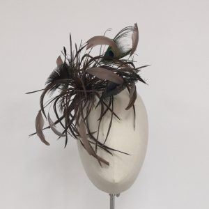 Coffee Feathers on a comb