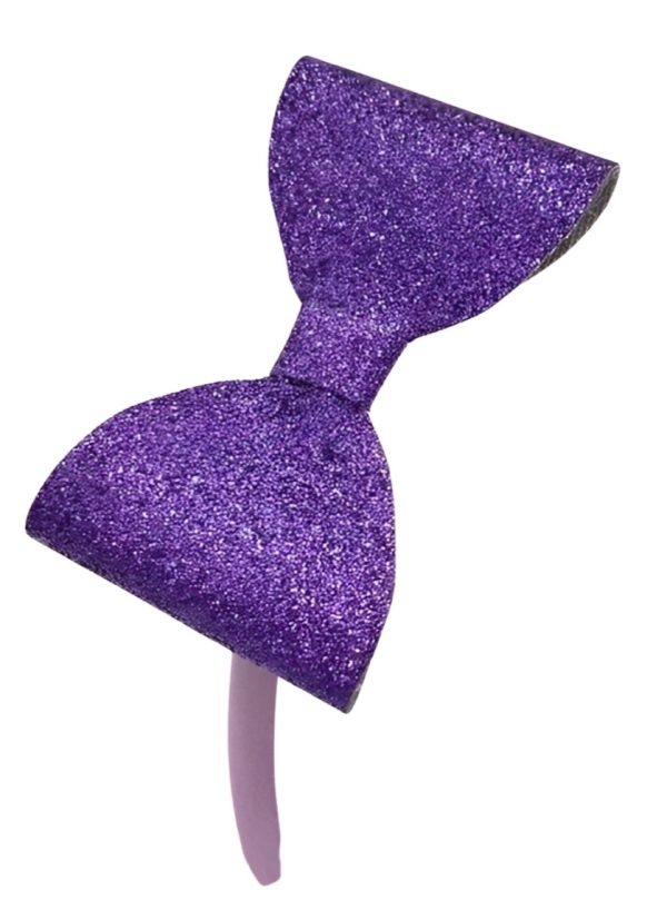 Connie Sparkling Bow Satin Headband