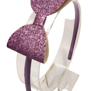 Connie Sparkling Bow Satin Headband