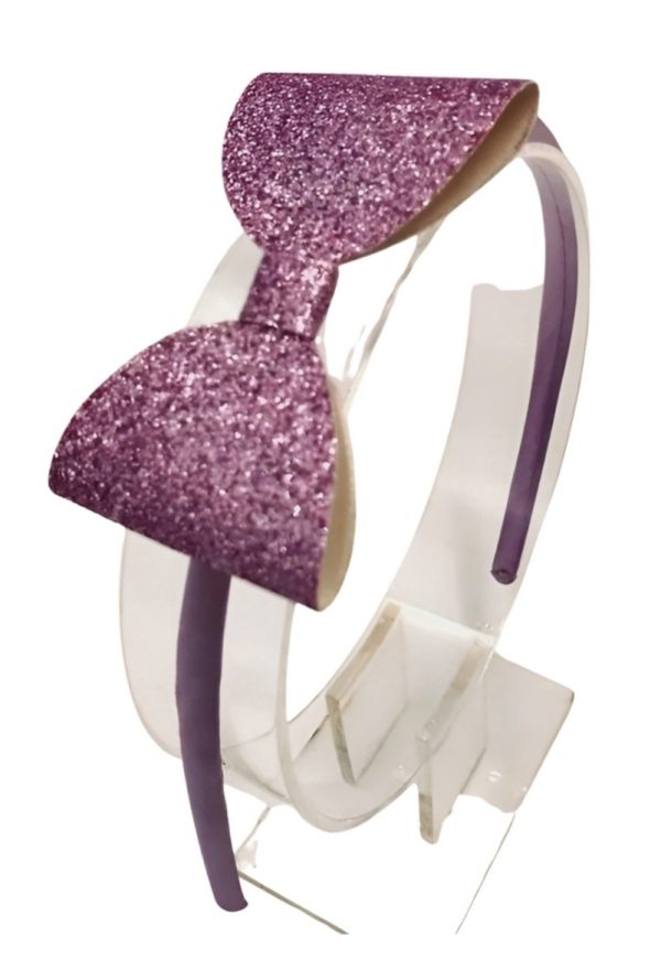 Connie Sparkling Bow Satin Headband