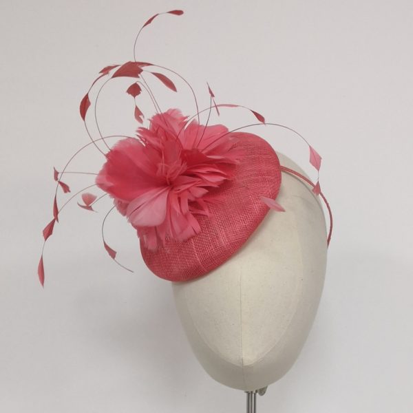 Coral Button Headpiece