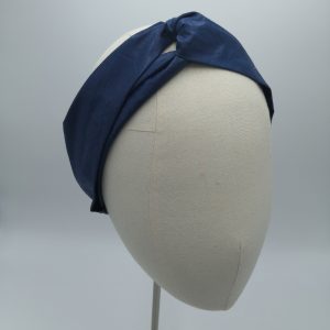 Dark Navy knotted headwrap