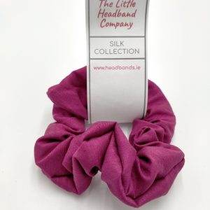 Silk Scrunchie | Deep Rose