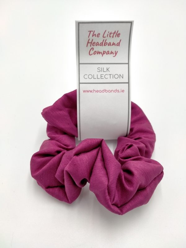 Silk Scrunchie | Deep Rose