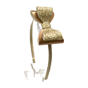 Ellie Glittery Double Bow Headband
