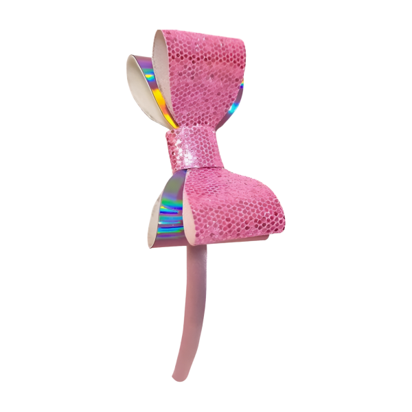 Ellie Glittery Double Bow Headband