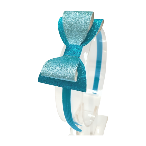 Ellie Glittery Double Bow Headband