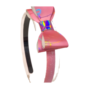 Ellie Glittery Double Bow Headband