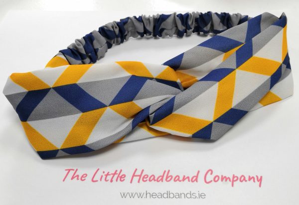 Geo Print Twisted Headband