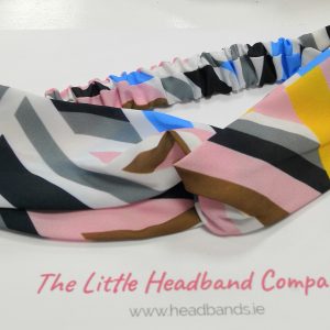 Geo Print Twisted Headwrap