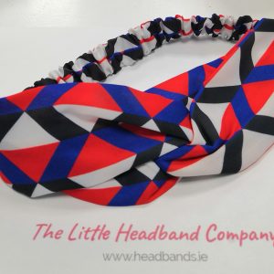 Geo Printed Twisted Headwrap