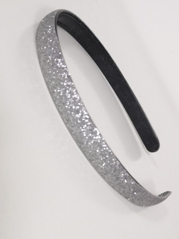 Silver Glitter Headband