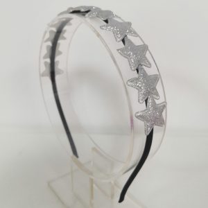 Glitter Sliver Stars Headband