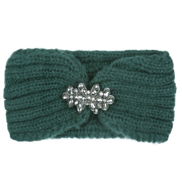 Green Knitted Headband