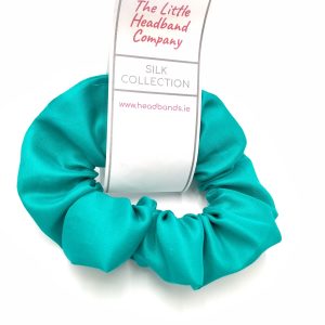 Silk Scrunchie | Green Sea