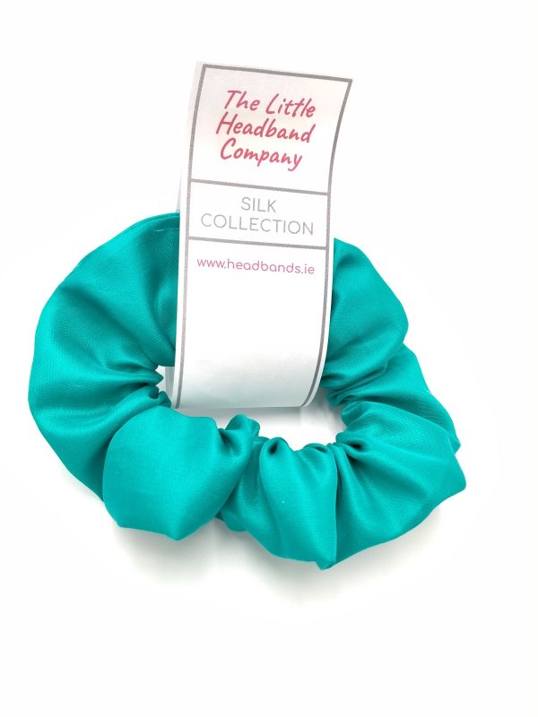 Silk Scrunchie | Green Sea