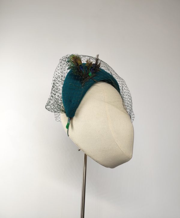 Halo Green Felt Crown Birdcage - Image 2
