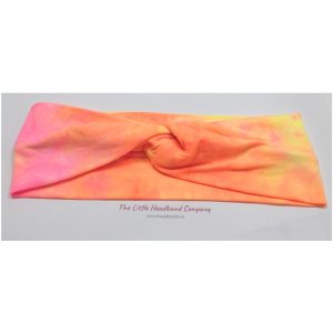 Handmade Tie Dye Knotted Cotton Headwrap