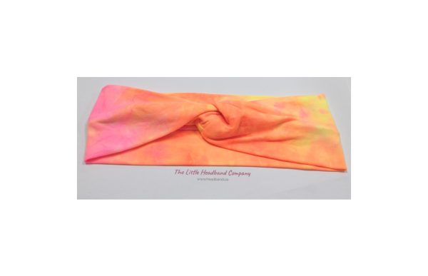 Handmade Tie Dye Knotted Cotton Headwrap