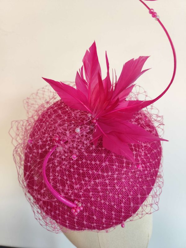 Hot Pink with Quill & Feathers - Milli - Image 3