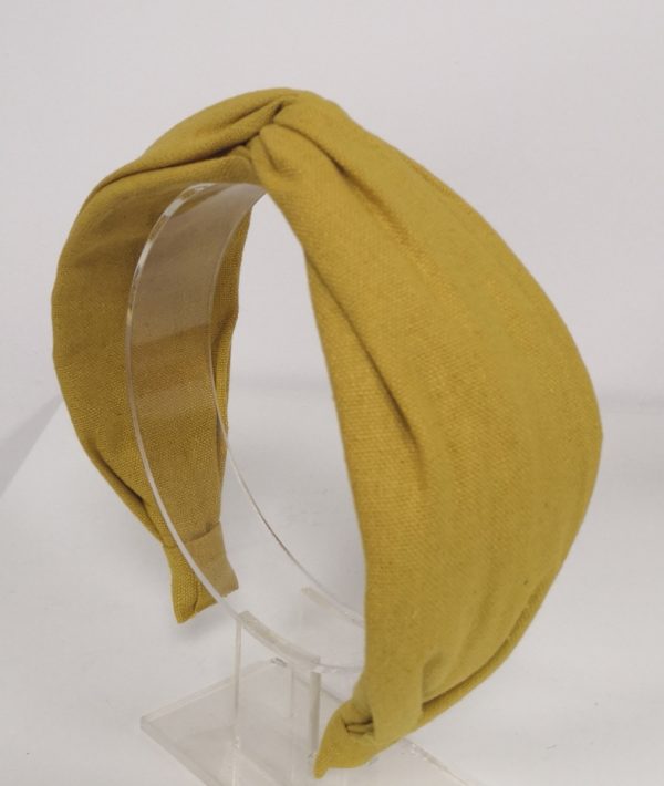Knotted Golden Yellow Cotton Headband