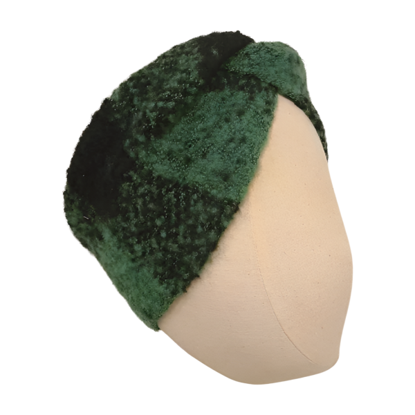 Knotted Marbled Wool Headwrap - Image 2
