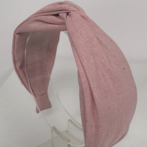 Knotted Pink Cotton Headband