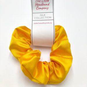 Silk Scrunchie | Lemon Gold