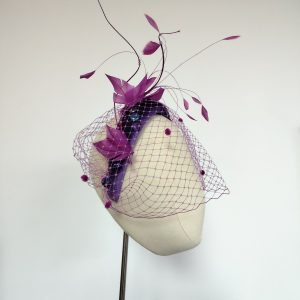 Lori in Plum Purple Quills & Netting